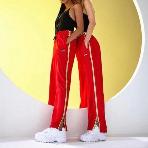 Fila X Pierre Cardin track pants w/ zippers on sides - Picture 1 of 15